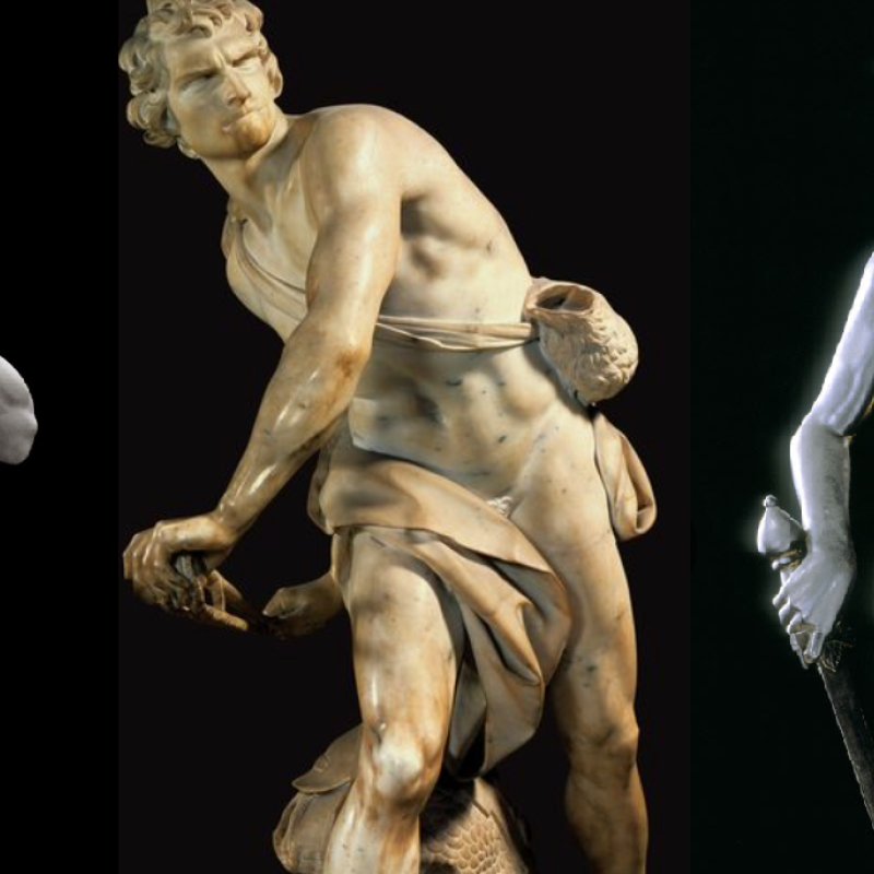 Il David: la forza dell'uomo in Donatello, Michelangelo e Bernini